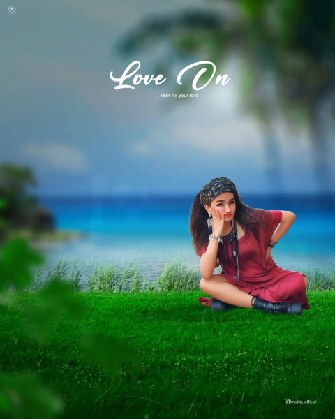 Sitting Girl Background CB Images Editing New Photoshop Free