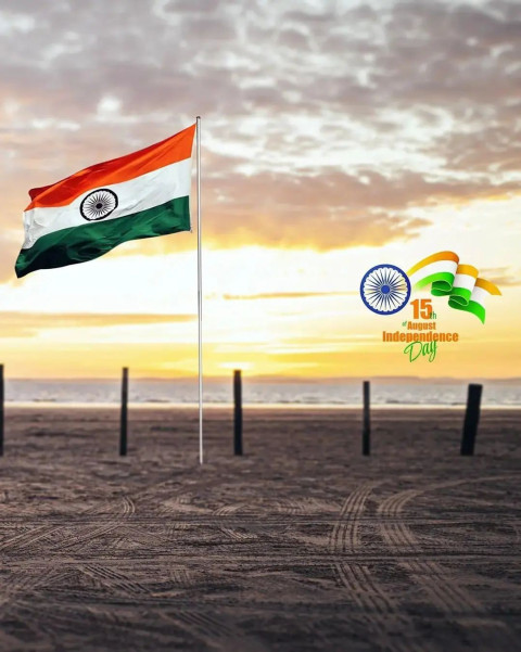 Sky 15 August Wallpapers HD Jhanda Images For Editing Pics