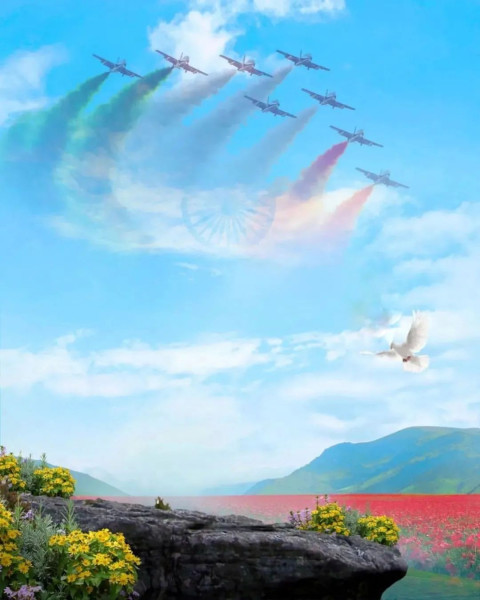 Sky Flag Tiranga Colour Wallpapers For 15 August Rock Background