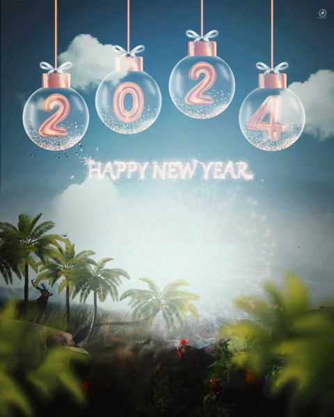 Snapseed Happy New Year 2024 CB Editing Background HD Download Free