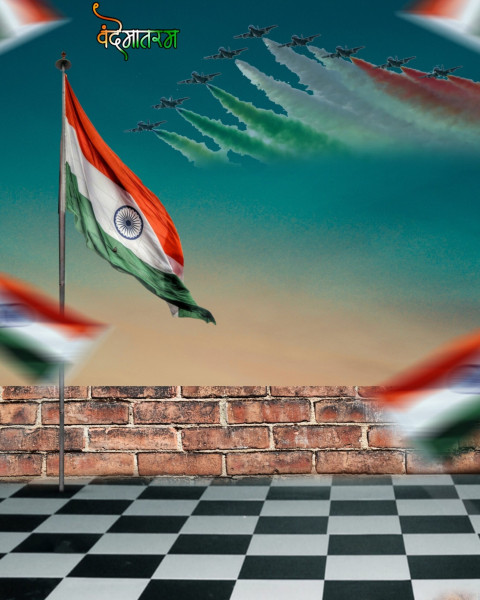 Tiranga Independence Day Photo Editing HD Background New