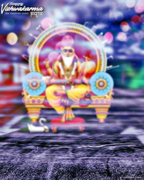 Vishwakarma BAba Snapseed Photo Editing New Background