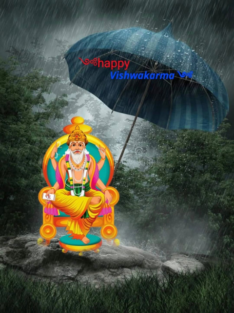 Vishwakarma Puja CB Photoshop Photo Editing Background Full HD
