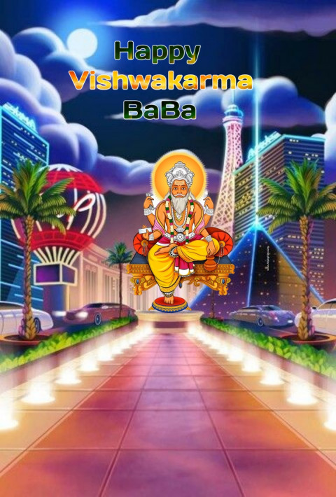 Vishwakarma Puja HD Background New For CB Photo Editing Image