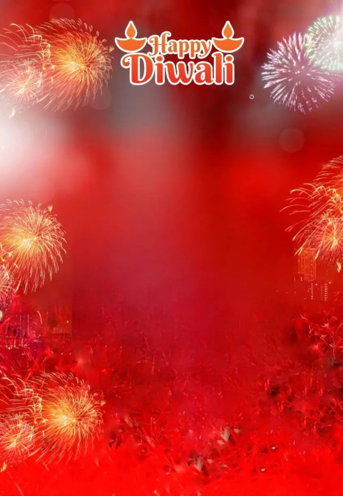 Happy Diwali Background HD For Editing New Red Wallpapers Free