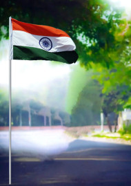 15 August Independence Editing Snapseed Flag Background