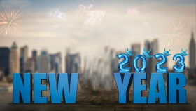 2023 Happy New Year Background CB Photo Editing