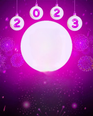 2023 New Year HD Editing Background Free Download