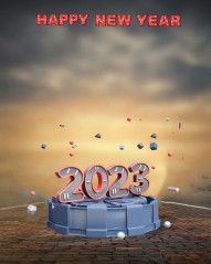 2023 New Year HD Editing CB Background Free