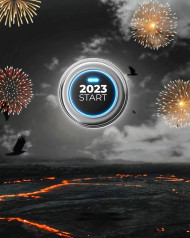 2023 Start New Year HD Editing Background