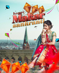 Beautiful Girls Happy Makar Sankranti CB Background HD Download Free
