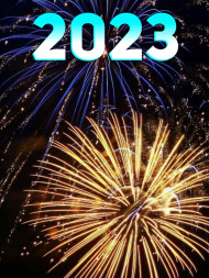 CB 2023 Happy New Year Fireworks Snapseed Background