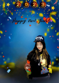 CB Editing Background With Cute Girls For Happy New Year 2023