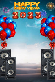 CB Photo Editing Sound Background 2023 For Happy New Year