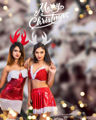 Christmas Special Editing Background With Girl