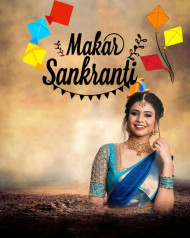 Cute Girls HD Download Makar Sankranti CB Background