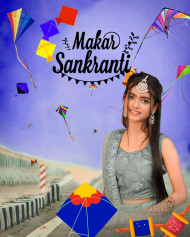 Download Makar Sankranti Cute Girls CB Full HD Free Background
