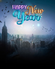 Fireworks 2023 Happy New Year Manipulation Background Free