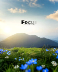 Focus Creative Photo Editing Colorful Nature Background