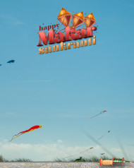 Free Hd Makar Sankranti Background For CB Editing