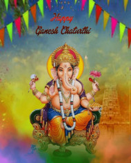 Ganesh Chaturthi Baby CB PicsArt Photo Editing Background Img