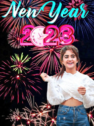 Girl Happy New Year HD CB Background Download