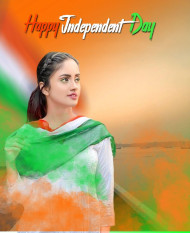 Happy 15 August Girl Editing Snapseed Background Full HD