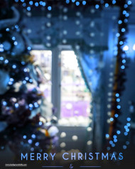 Happy Christmas Day Decorations Edit Background