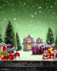 Happy Christmas HD Photoshop 1080p Background