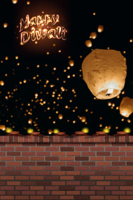 Happy Diwali Fireworks CB PicsArt Editing HD Background Free