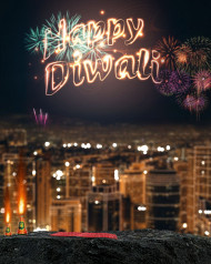 Happy Diwali Fireworks CB PicsArt Editing HD Background Img