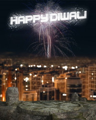 Happy Diwali Fireworks CB PicsArt Editing HD Background Pic