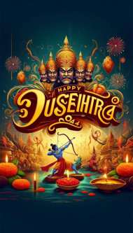 Happy Dussehra wishes Images for facebook sharing