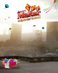 Happy Makar Sankranti Cb Photo Editing Background HD