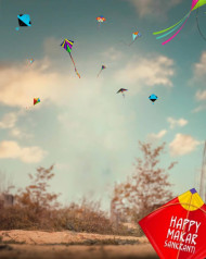 Happy Makar Sankranti Photo Editing Background