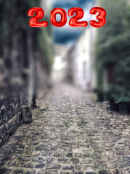 Happy Near Year 2023 Highway Road Background HD