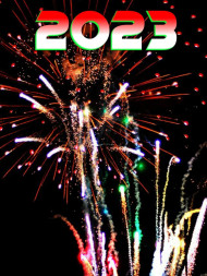 Happy New Year 2023 CB Background for Editing