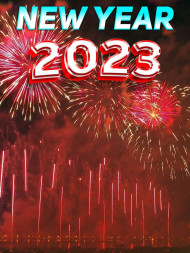 Happy New Year 2023 CB Background HD Download