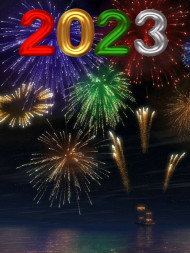 Happy New Year 2023 CB Background HD for Photoshop Editing