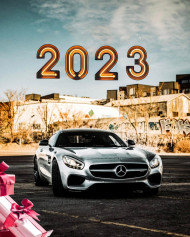 Happy New Year 2023 Editing Background With Girl
