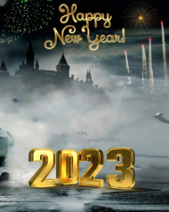Happy New Year 2023 Hd Backgrounds For CB Editing