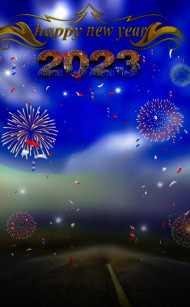 Happy New Year 2023 Hd Editing Blue Backgrounds