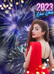 Happy New Year Editing HD 2023 Backgrounds Girl