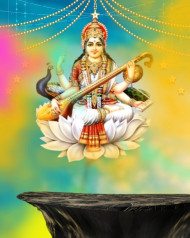 Happy Saraswati Saraswati Puja Photo Editing Background
