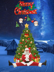 Hd Christmas Tree Editing Background Full Hd