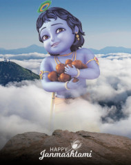 Krishna Janmashtami Photo Editing Photoshop Background