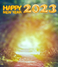 Manipulation 2023 Happy New Year Background HD For Editing