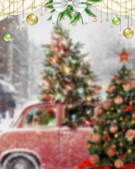 Merry Christmas Day CB Snapseed Background HD With Car