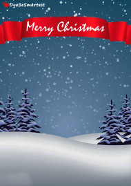Merry Christmas Day Winter CB Photoshop Editing Background