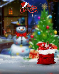 Merry Christmas Snapseed Background For CB Photo Editing